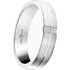 Diamond - Wedding Rings C W Sellors 18ct White Gold Diamond 5mm Wedding Band - Z+2
