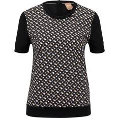 Flare Jumpers BOSS Fordana Sweater Top - Black