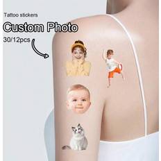 Tattoo Care Shein Custom Photo Temporary Tattoo Stickers 12-300Pcs