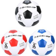 Fodbold Dunlop White Leather Football