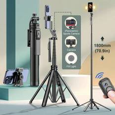 Aluminum Selfie Stick Tripod With Bluetooth Remote