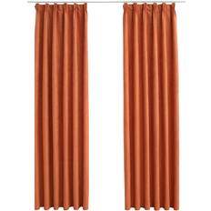vidaXL mörkläggningsgardiner med 2 st 140x225cm