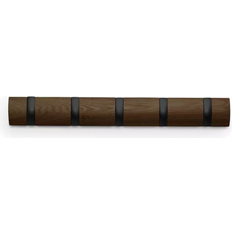 Umbra Tøjkroge Umbra Flip 5 Black/Walnut Coat Hook 50.8cm