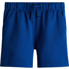 H&M Textured Jersey Shorts - Bright Blue (1282156003)