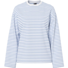 Pieces Oversize T-shirt SADIE - Blå