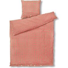 Juna Bæk & Bølge Duvet Cover Red, Yellow (220x140cm)
