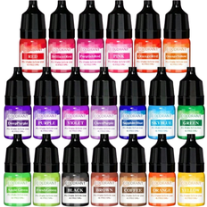 Shein 5ml 20-Color Set High Concentrated Fragrance Candle Dye Liquid