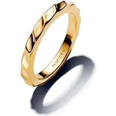 Pandora Räfflad Bandring Guld