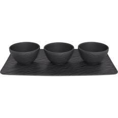 Villeroy & Boch Manufacture Rock Tapas Set Black Serving