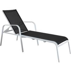 Armstöd - Justerbart ryggstöd Solsängar Utemöbler Brafab Rana - White/black
