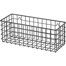 Polyester - Sort Bruserkurve & Sæbehylder IKEA Blecksjön Vægkurv Sort 31x12x12 cm