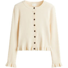 H&M Rib-Knit Cardigan - Cream
