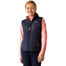 Boys Padded Vests Children's Clothing Ariat Kid's Fusion Insulated Gilet - Navyt