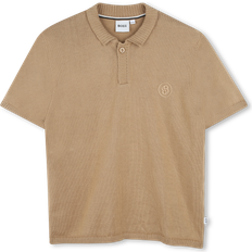 Beige - Drenge Polotrøjer BOSS Polo Strik Cookie -