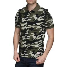 Camouflage - Herre Polotrøjer Guess Dylan Kurzarm Polo Tarnung