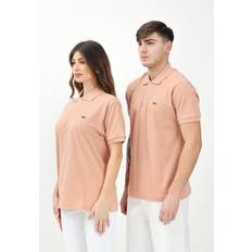 Lacoste Orange Polotrøjer Lacoste Uld Stilfulde Polo Skjorter Uld - Beige