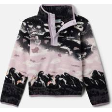 XS Fleece Garments Columbia Helvetia II Printed Half Snap Fleece Pullover - Purple