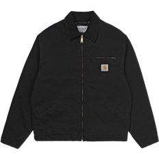 Carhartt OG Detroit Jacket - Black/Black Aged Canvas
