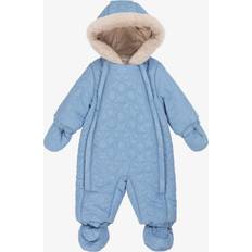 6-9M - Boys Overalls Mayoral Newborn Baby Boys Quilted Snowsuit