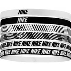 Dame Pandebånd Nike Flex Headbands 6 Pack - Hvid/Sort