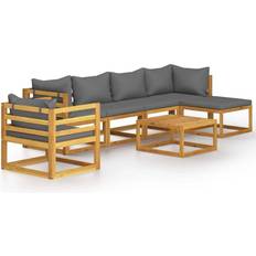 vidaXL 3057606 Lounge-Set, 1 Tisch einschl. 1 Stühle & 4 Sofas