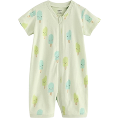 Lindex Pyjama Romper - Light Dusty Green