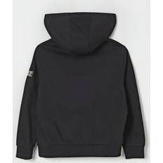 Lomme Striktrøjer EA7 Logo Series Boy Organic Cotton Blend Hooded Sweatshirt
