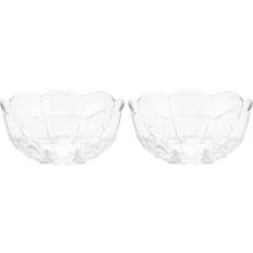 Holmegaard Skåle Holmegaard Lily Cherry clear Bowl 13cm 2pcs