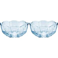 Holmegaard Skåle Holmegaard Lily Blue Iris Bowl 13cm 2pcs