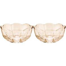 Holmegaard Lily Skål 13 cm 2-pack Toffee Rose Skål 13cm 2st