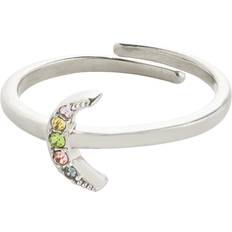 Krystal Ringe Pilgrim LULU måne stack ring sølvbelagt