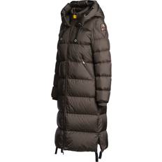 Panda Long Down Jakket Uld - Brun