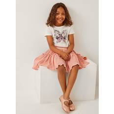 Monsoon Butterfly Poly Text Disco Dress - Pink