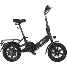 Hopfällbar elcykel DYU Elcykel C3 Inget