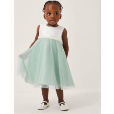 18-24M Dresses Monsoon Baby Girls Duchess Swing Dress - Light Green