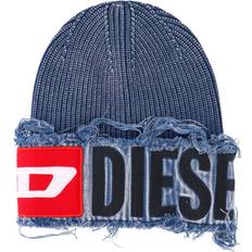 Diesel Mössor Diesel Keps K-Frok Bonnet Effet Denim Détail Audacieux - Bleu