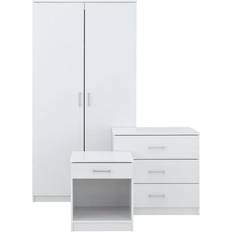 GFW Panama White Wardrobe 79x165cm 3pcs