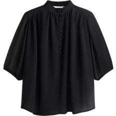 H&M Crinkled Blouse - Black