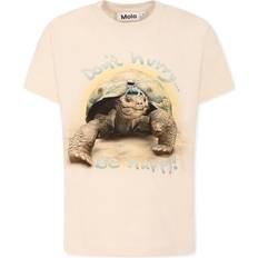 Molo Ensfarvet T-shirts Molo Rame Short Sleeve T-Shirt - Beige