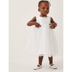18-24M Dresses Monsoon Baby Girls Duchess Swing Dress - Light Cream