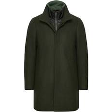 Matinique Harvey Wool Coat - Forest Night
