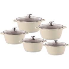 Sq Professional Nea Natura Cream Cookware Set with lid 5 Parts