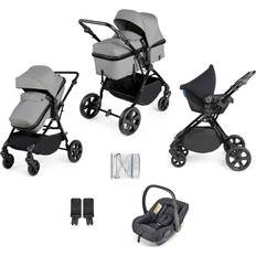 Ickle Bubba Pushchairs Ickle Bubba Comet Space Grey (Duo) (Travel system)