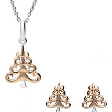 Gold Plated Jewellery Sets C W Sellors Rose Gold Plated Sterling Silver Two Piece Set