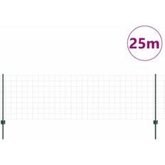 VidaXL Staket vidaXL Metall Trädgårdsstaket Set Grön 25 m