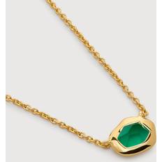 Onyx Necklaces Monica Vinader Odyssey Gemstone Chain Necklace