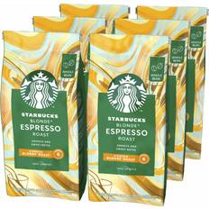 Starbucks Whole Bean Coffee Starbucks Blonde Espresso Roast Whole Bean Coffee 200g Pack 6