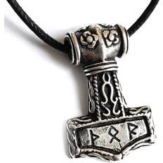 Etnox Tors Hammare 925 Silver Runor Halsband