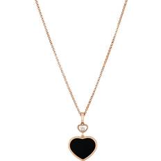 Diamond - Rose Gold Necklaces Chopard Happy Hearts Pendant Necklace - Rose Gold Diamond