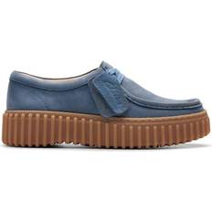 Clarks Dame Derby Clarks Torhill Bee Snøresko Dame - Blå